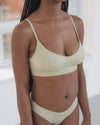 BASERANGE SOFT Collection Wire-Free Bamboo Fiber and Cotton Bras, France BAS-BRSO-BL-AU25-PIER GREEN